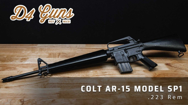 Meet The Great Grandpappy Of The AR-15 Rifle: The Colt AR-15 Model SP1